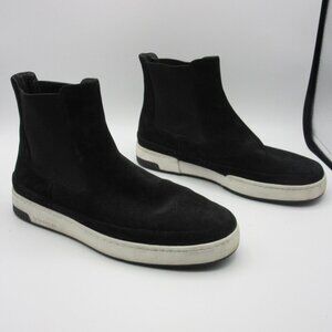 Vince Boots Rhys Go Rain Water Repellent High Top Black Suede Sneakers Women's 8